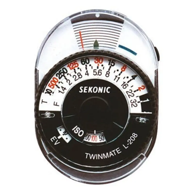 Sekonic L-208 Twin Mate Light Meter (Black/White)