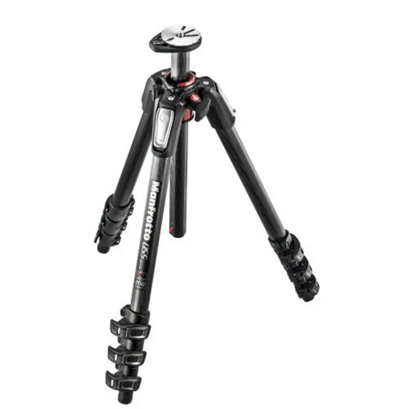 Manfrotto MT055CXPRO4 055 Carbon Fiber 4-Section Tripod with Horizontal Column (Black)