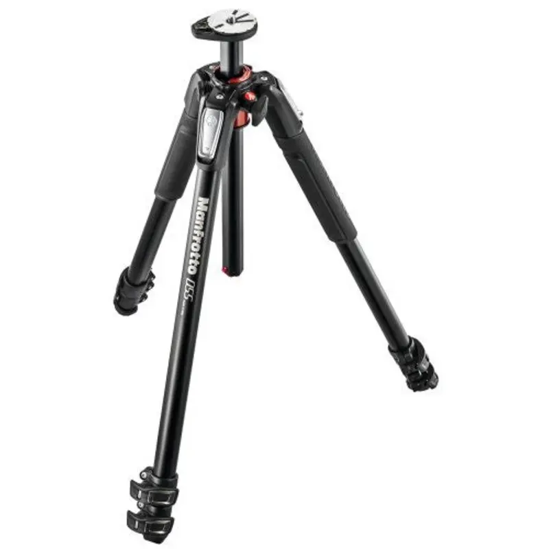 Manfrotto MT055XPRO3 055 Aluminium 3-Section Tripod with Horizontal Column (Black)