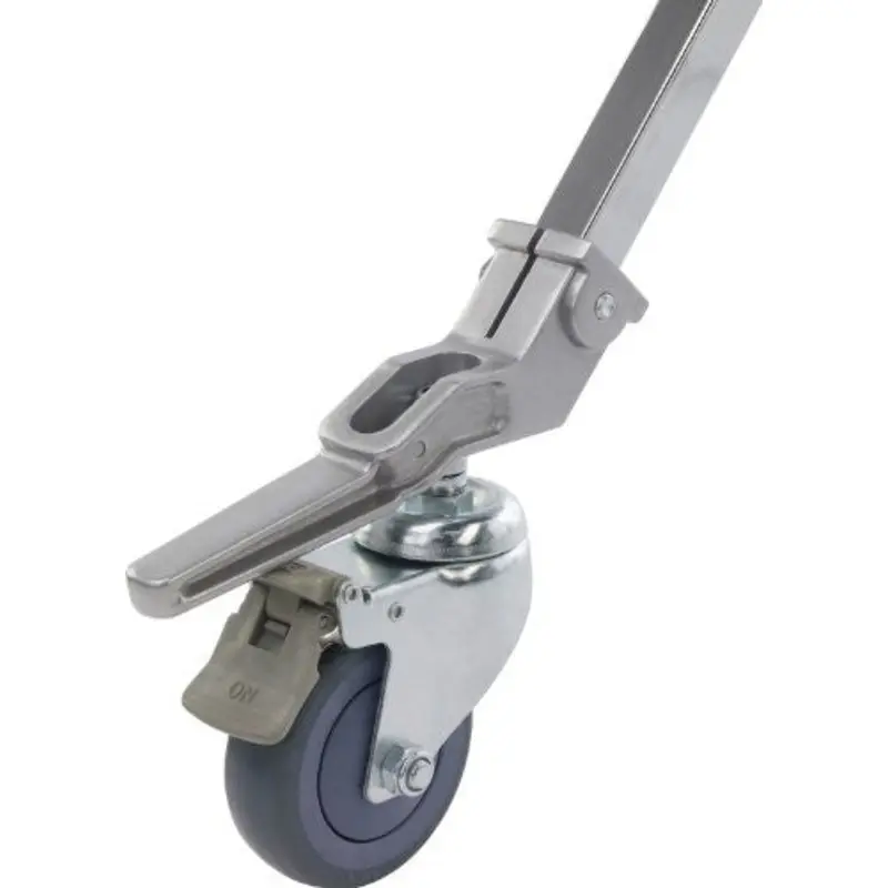 Kupo 100mm Caster with Brake, 25.4mm Square Adapter, Set of Three, KS940712