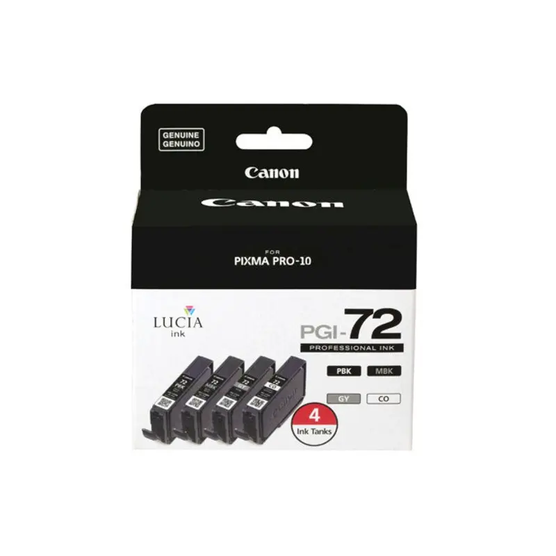 Canon Lucia PGI-72 Ink Tank Value Pack with Chroma Optimizer