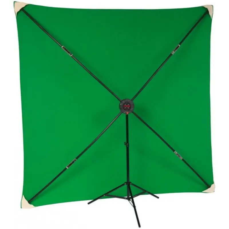 Studio-Assets PXB 8x8' System with Chroma Key Green Muslin Kit