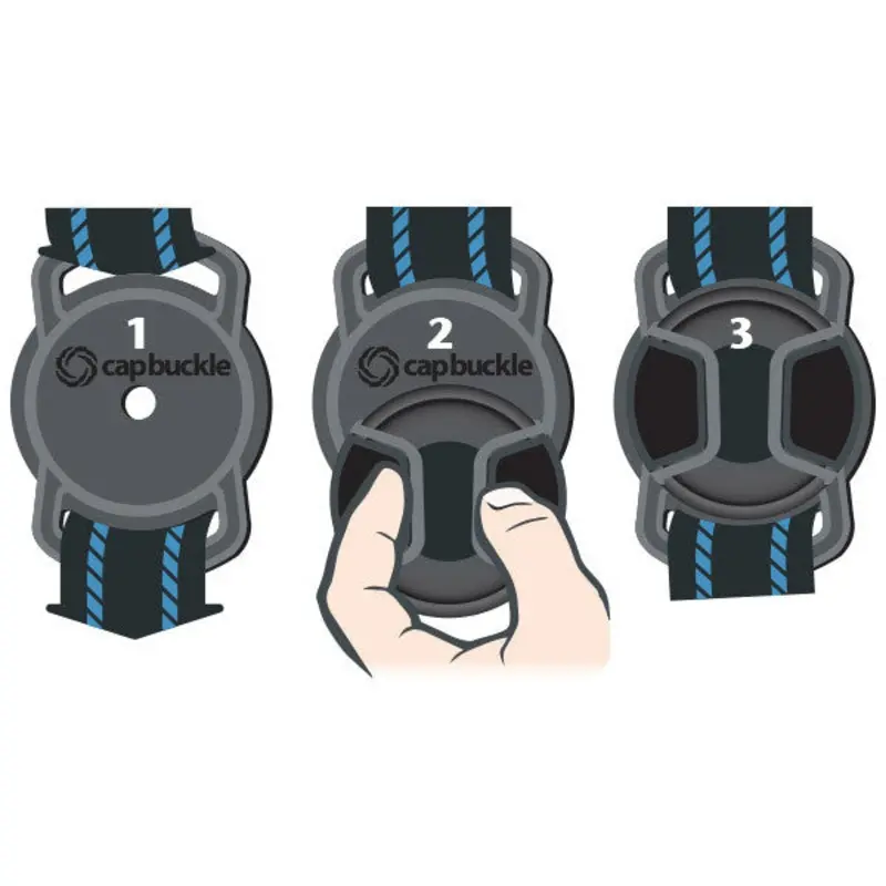 CapBuckle Lens Cap Holder 62mm-49mm-40.5mm