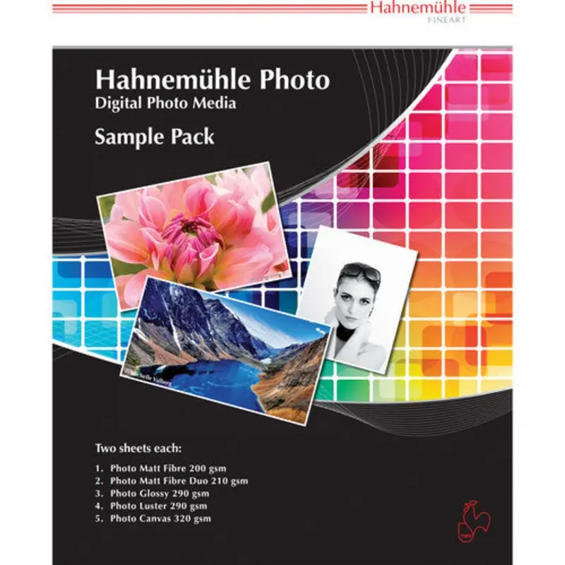 Hahnemuhle Photo Sample Pack 8.5" x 11" 14 sheets