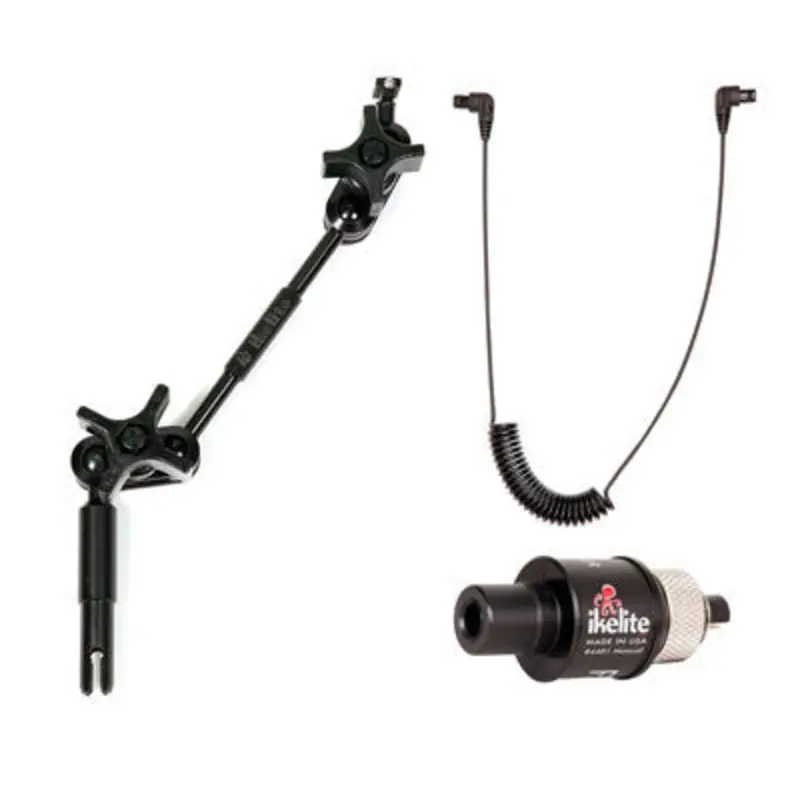 Ikelite Fiber Optic 1in Ball Arm Kit