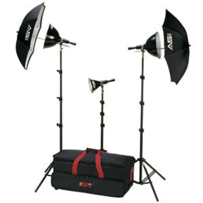 Smith Victor K6RC 3-Light 1250-watt Adapta-Light home portrait kit (401403)