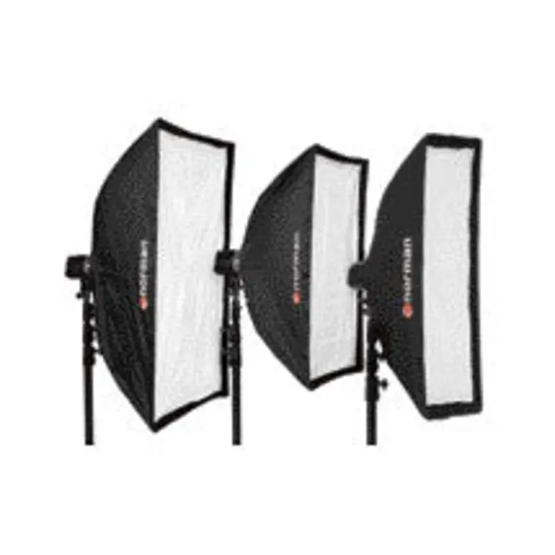 Norman STSB1036 10"x36" rectangular "Pop-Up" softbox w/ inner and outer diffusion panels