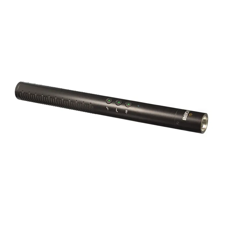 RDE NTG4 Shotgun Microphone with Digital Switches & Rechargable Lithium Battery