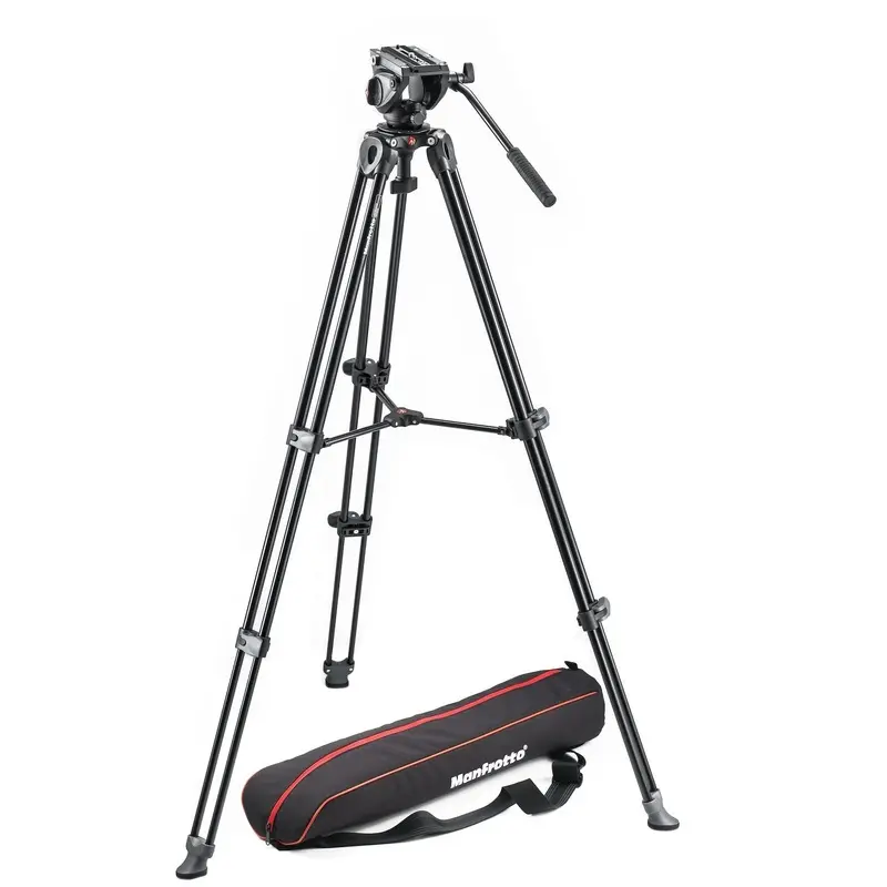 Manfrotto Pro Video MVH500A w/MVT502AM tripod system w/bag MVK500AM