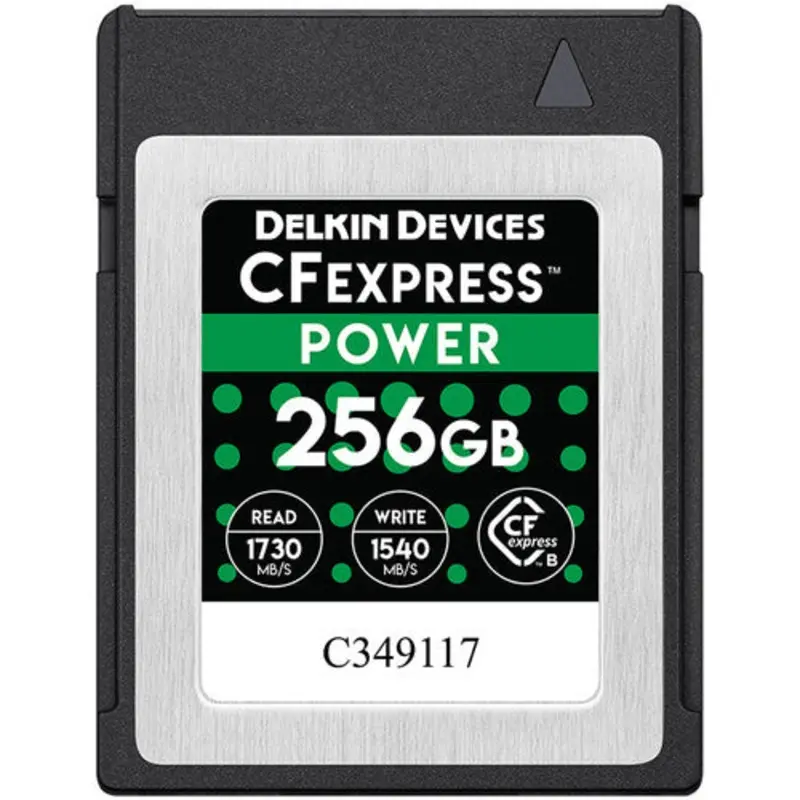 Delkin Power CFexpress Type B Memory Card - 256GB