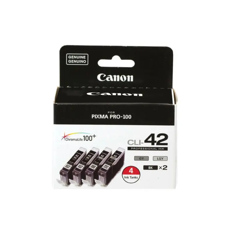 Canon CLI-42 Black & Gray Value Set