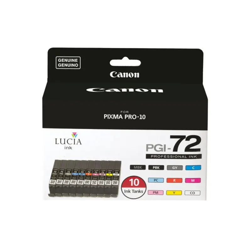 Canon Lucia PGI-72 10 Color Pack