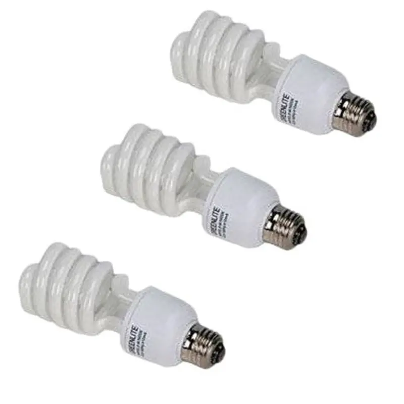 Smith Victor FL75 3-Pack Fluorescent 75-watt spiral, 5500K - 3-pack (402350)