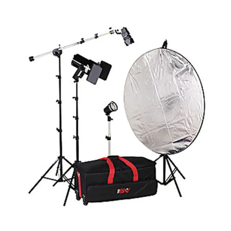 Smith Victor K64 3-Light 1000-watt controlled quartz portraiture kit (401466)