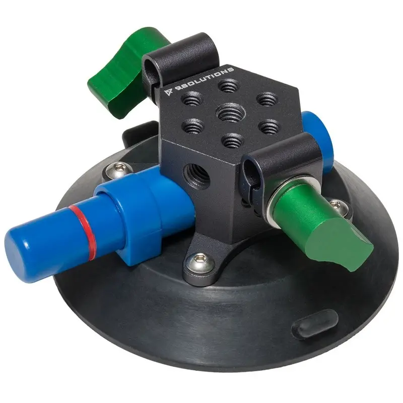 9.Solutions Suction Cup with 3/8" and 1/4" Cheeseblock