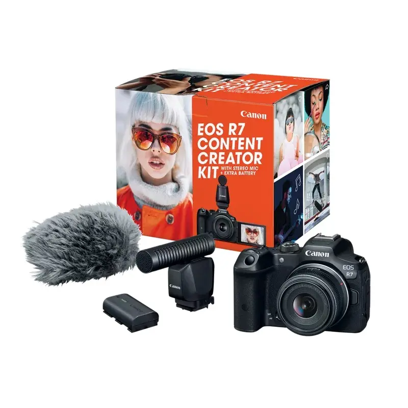 Canon EOS R7 Mirrorless Camera Content Creator Kit