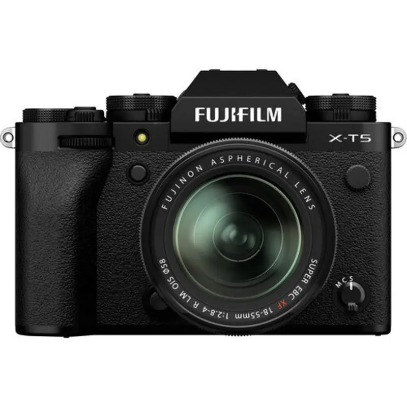 Fujifilm X-T5 Mirrorless Camera with 18-55mm F/2.8-4 - Black