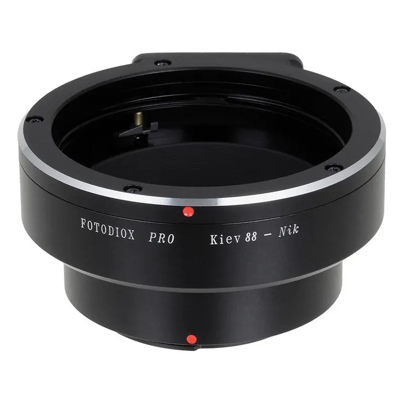 Fotodiox Pro Lens Mount Adapter - Kiev 88 SLR Lens to Nikon F Mount SLR Camera Body