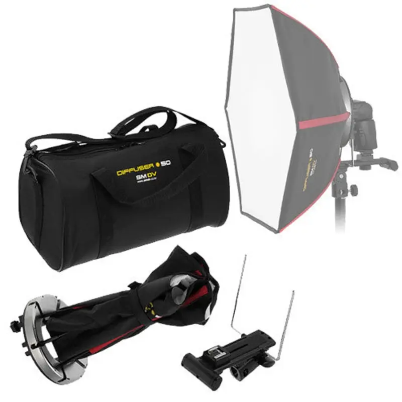 SMDV Diffuser 50 Smart Softbox - Professional 20x22" Rigid Softbox for Speedlight Flash
