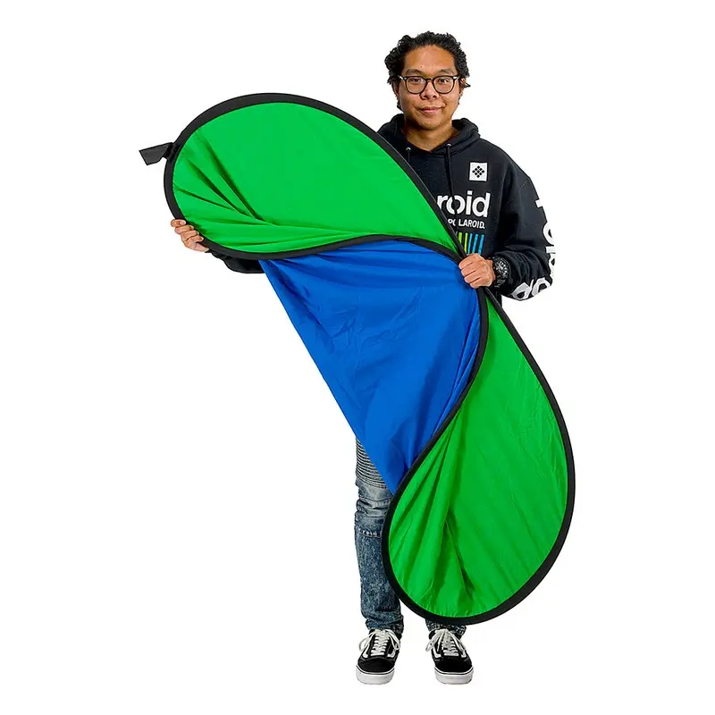 Fotodiox Collapsible 40x60in Portable Chromakey Blue/Green Background