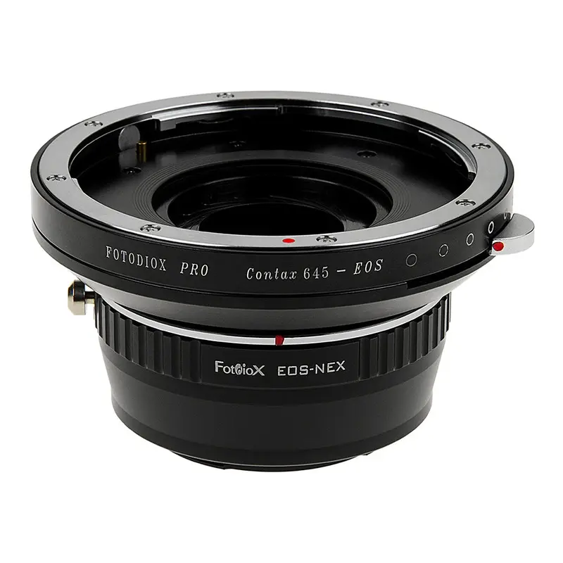 Fotodiox Pro Lens Mount Double Adapter for Contax 645 Lenses on Sony E-Mount Cameras