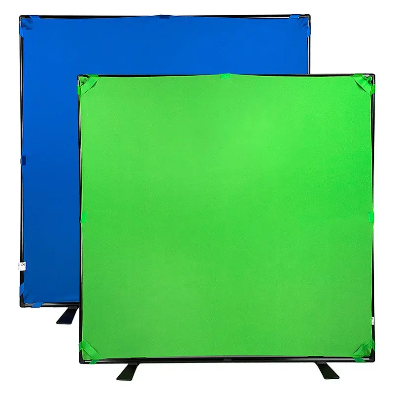 Complete Portable Background Kit with Blue/Green Cover - 5 x 5ft (1.5 x 1.5m)