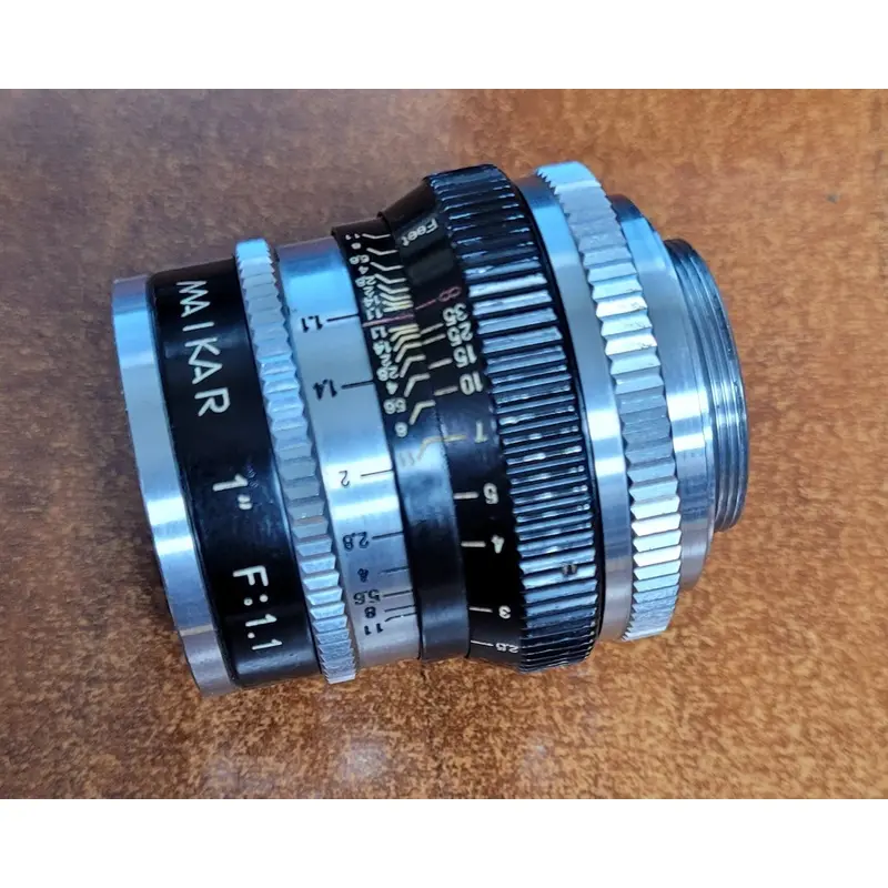 Maikar 1" 25mm F1.1 C Mount lens S# U229
