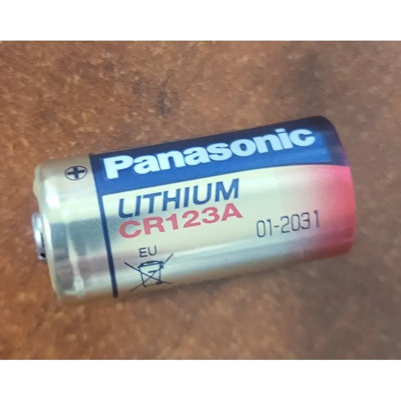 Panasonic CR123A 3V Lithium battery Each