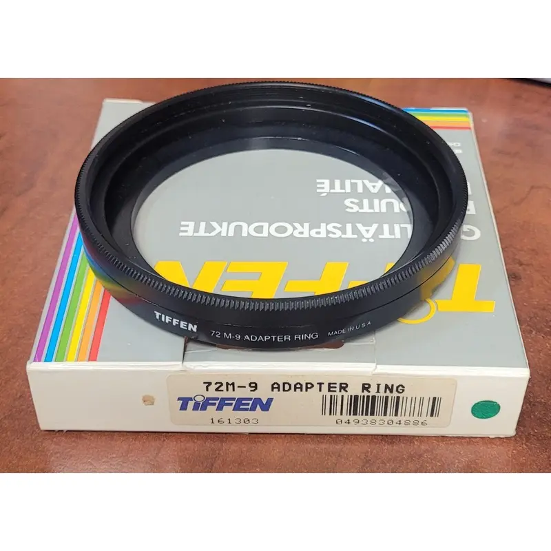 Tiffen 72M-9 Series 9 Adapter Ring with Retaining Ring