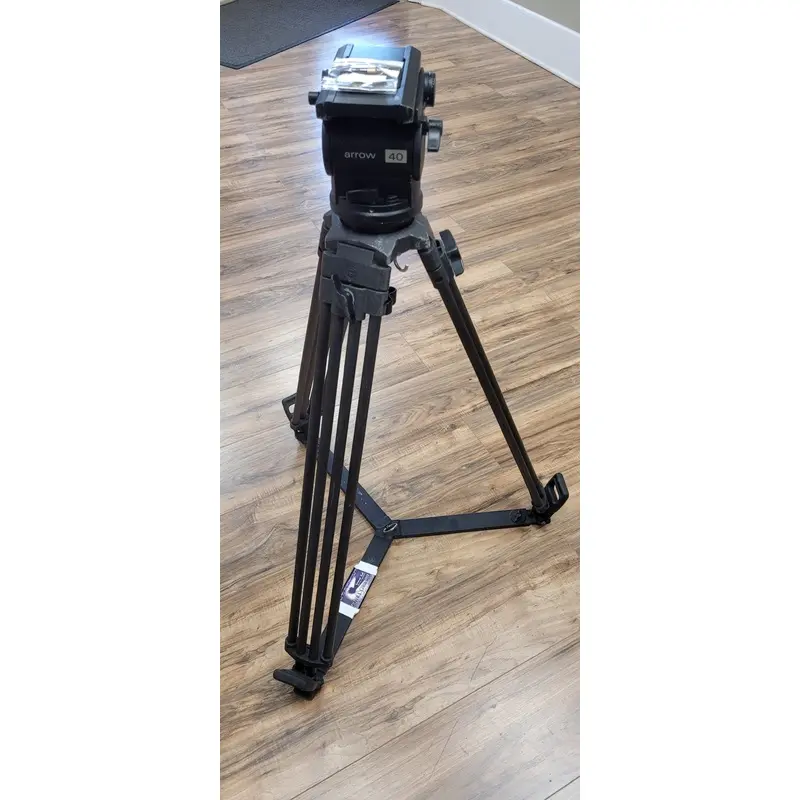 Miller Arrow 40 Tripod Head with Sachtler Standard Legs & Spreader 100mm Ball