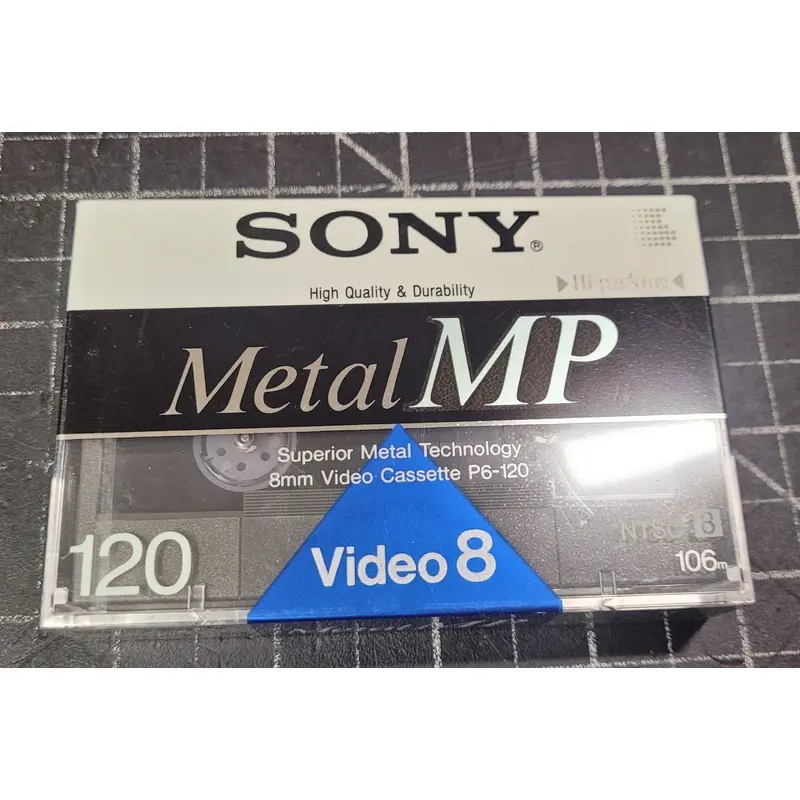 Sony 8mm Metal MP 120 minutes P6-120MPf
