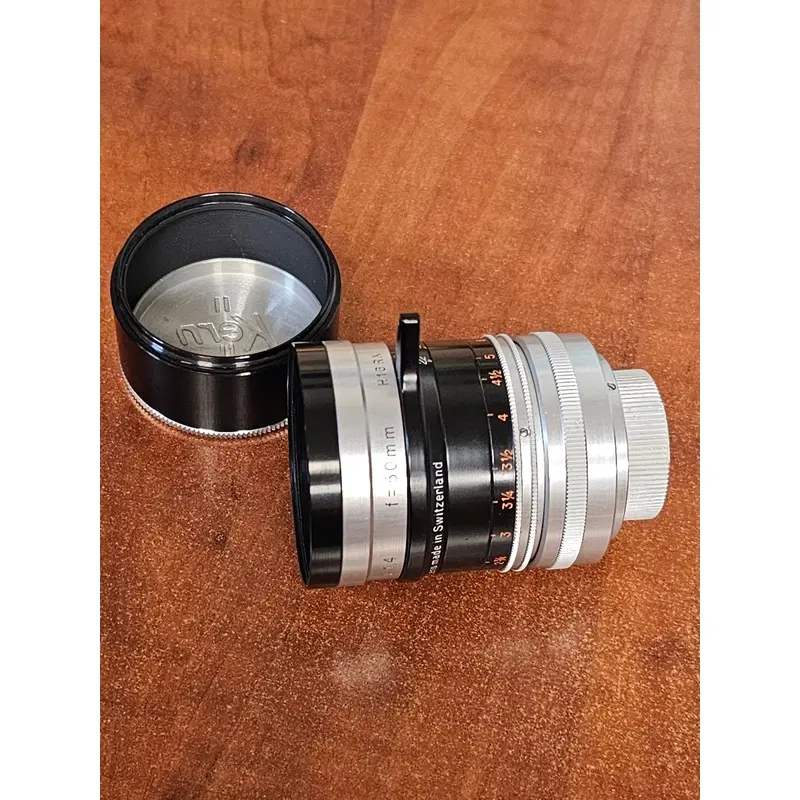 Switar 50mm f1.4 H16RX Macro Preset C mount lens S# 997923