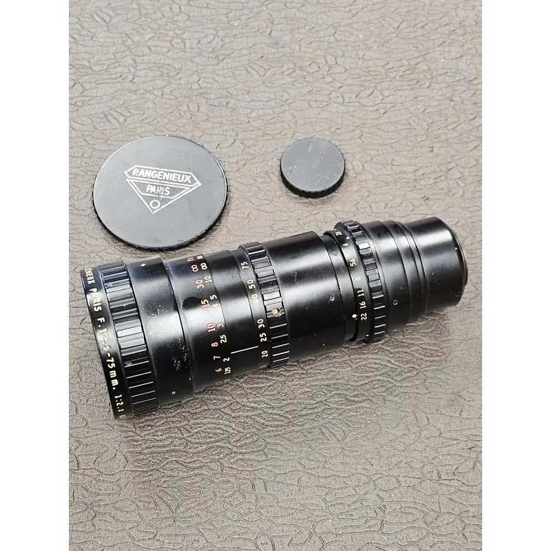 Angenieux 12.5-75mm f2.2/T2.5 C-Mount Zoom lens Type 6x12.5B S# 1161728