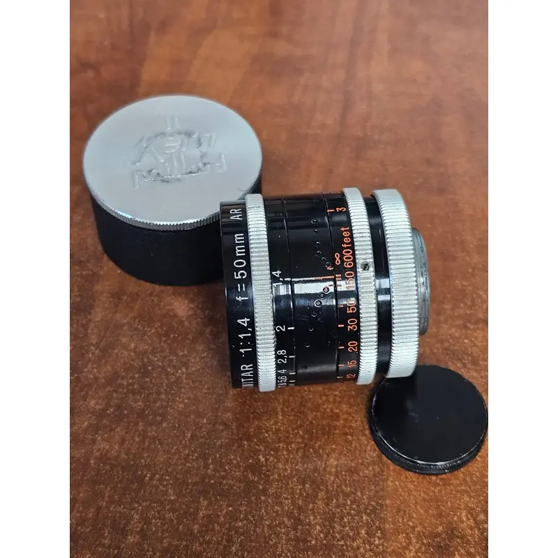 Switar 50mm f/1.4 AR C-Mount lens S# 307084