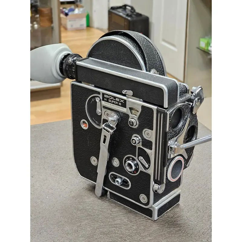 Bolex Super 16 REX 2 Camera body with 10x viewfinder S# 206342-124032