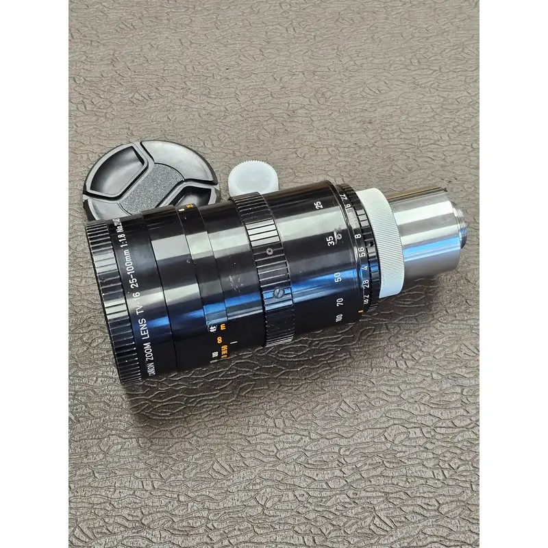 Canon 25-100mm t1.8 TV-16 Zoom Lens C-Mount S# 21487