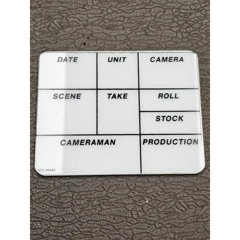NCE Miami Pocket Size Acrylic Insert Slate 4"x5"