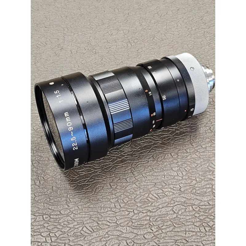 Sun-Cosmicar 22.5-90mm f1.5 TV-16 Zoom Lens C-Mount Lens S# 71516