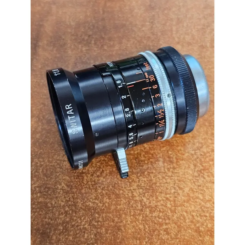 Switar 10mm f/1.6 Multicoated C-Mount ( Black Version) S# 1145731