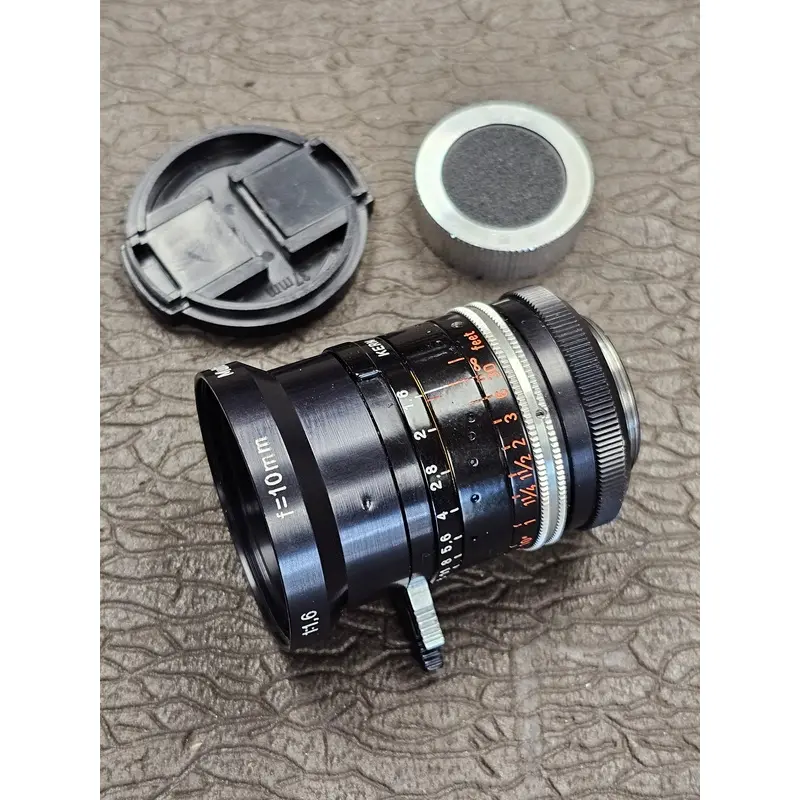 Switar 10mm f/1.6 Multicoated C-Mount Lens ( Black Version) S# 1145335