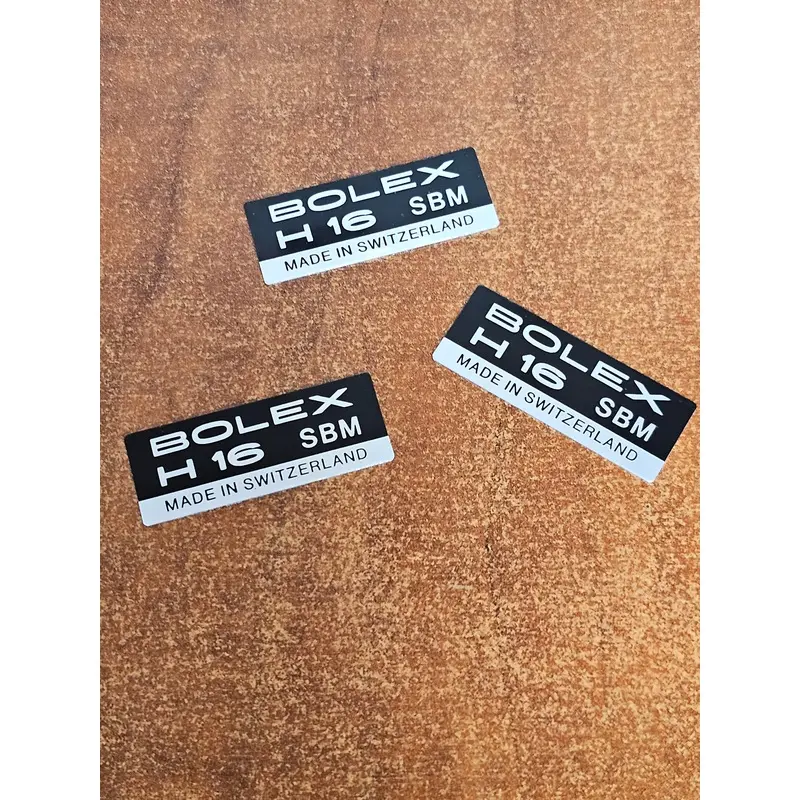 Bolex H16 SBM Logo Plate BC 2918