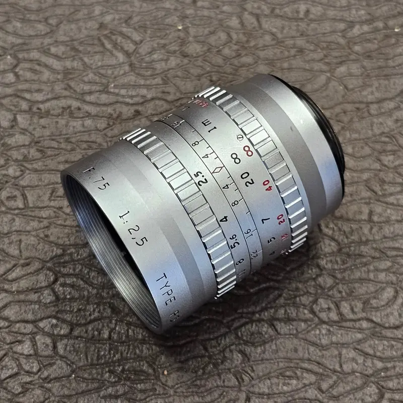 Angenieux 75mm f2.5 Type P3 C-Mount Telephoto lens S# 1315427