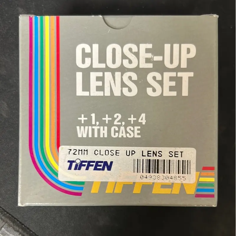 Tiffen 72mm Close Up Diopter Filter set w/ Case