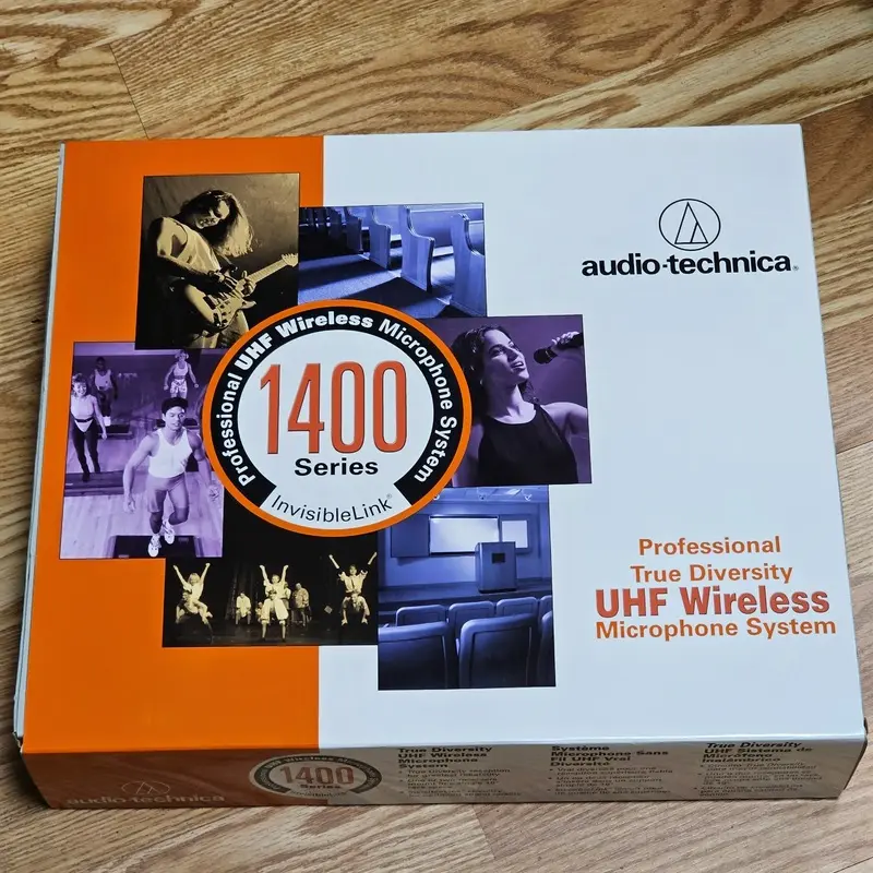Audio Technica ATW-1451-57V UHF Wireless Microphone System S# 4020327