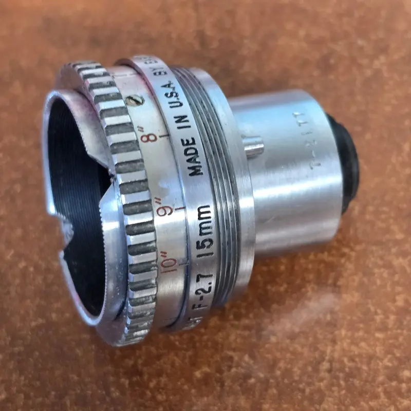 Kodak Anastigmat 15mm f2.7 S-Mount Lens S# 7-2177