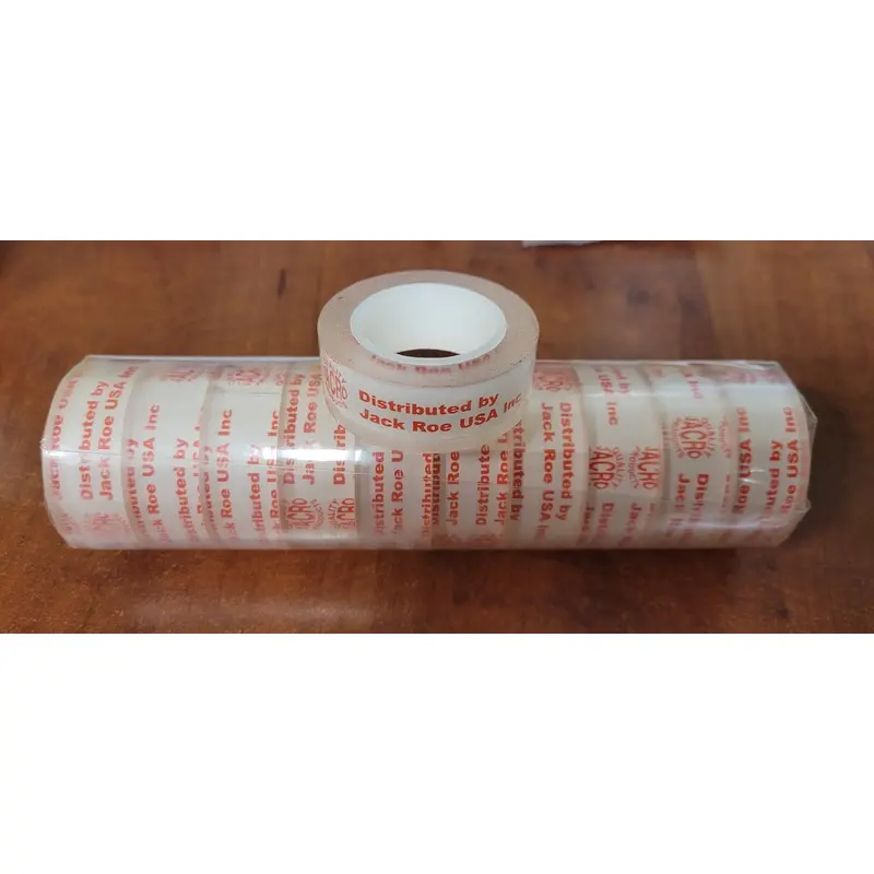 JACRO Jack Roe USA  Roll 5/8" 16mm Clear Dry Adhesive Splicing Tape 10 Pack