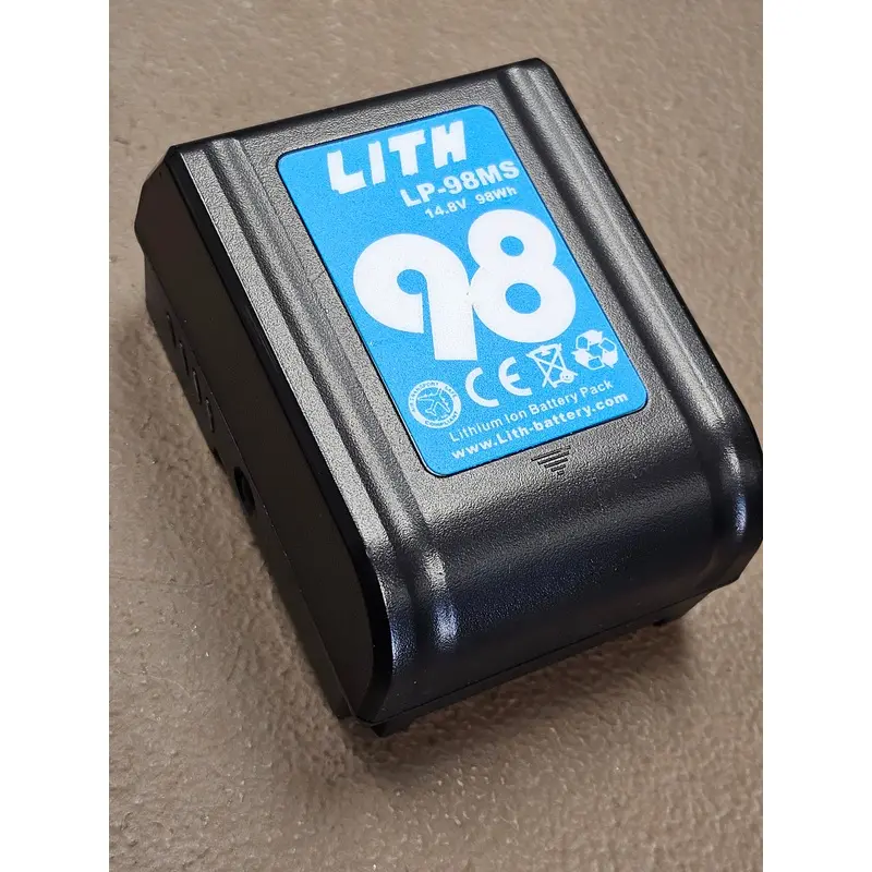 Lith 98W 14.8 Volt 98Wh V-Mount Li-Ion Battery LP-98MS S# 2110298