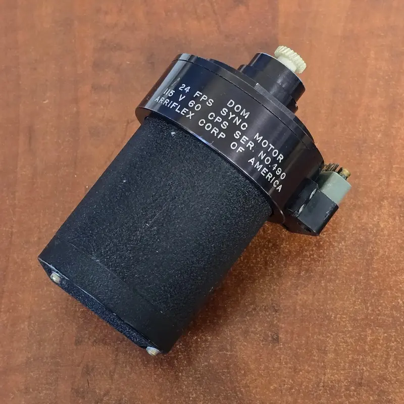 Arriflex 16BL DOM 24FPS Crystal Sync Motor with 24B 60 Gear S# 190