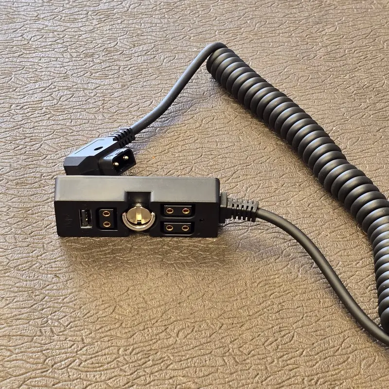 D-Tap 3 Port Splitter Power Cable Hub with USB & Indicator LED