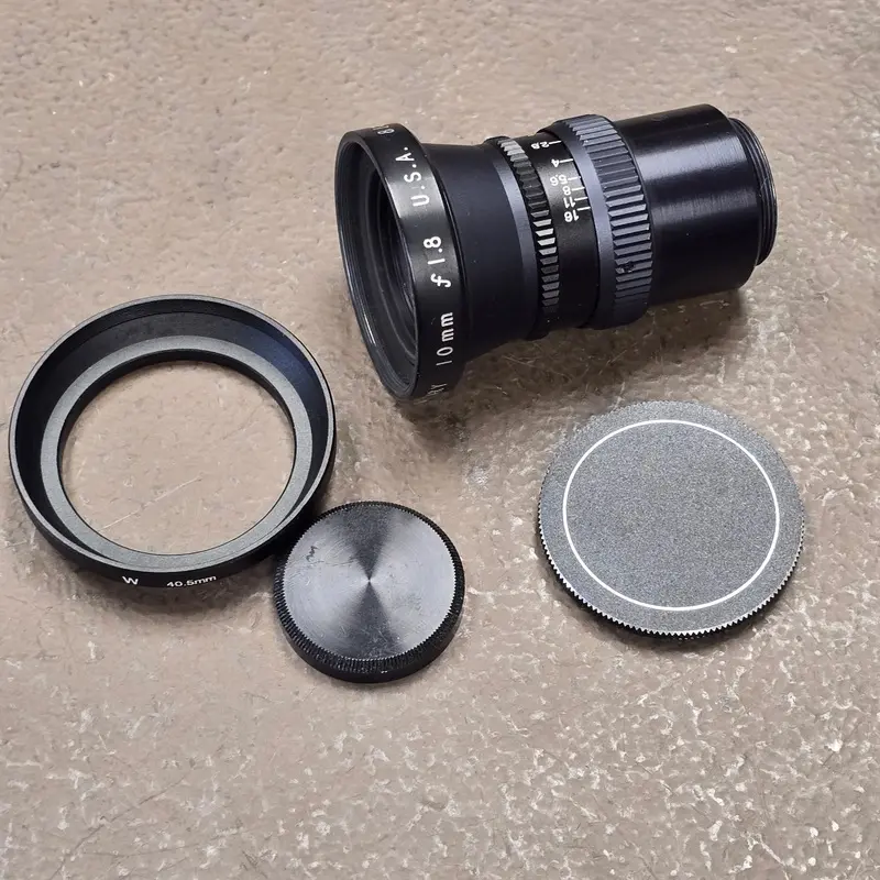 Century 10mm f1.8 C-Mount WIde Angle Lens S# 812604